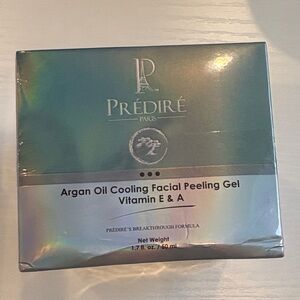 NIB Predire Paris Argan Oil Cooling Facial Peeling Gel - Silver 1.7 fl oz.